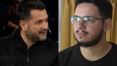 Jorge Rojas y su hijo Lautaro Rojas Jorge Rojas y su hijo Lautaro Rojas