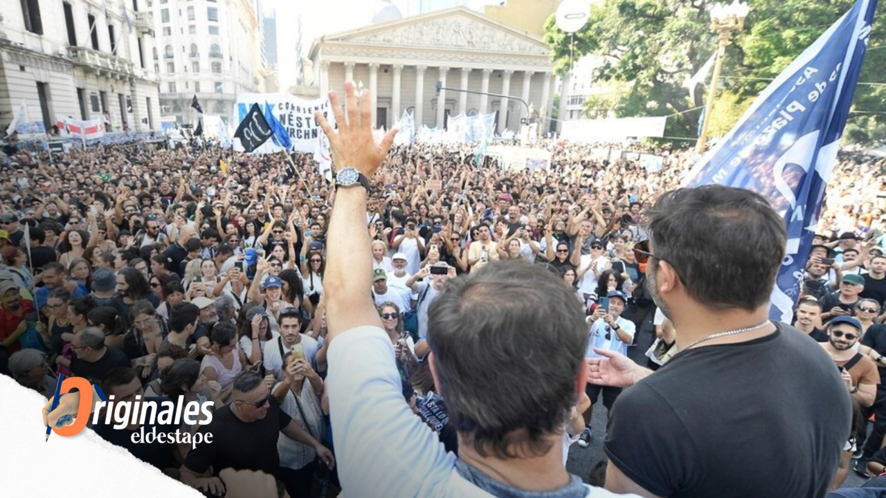 Con marchas y actos, Axel Kicillof se suma al combate del ajuste de Milei en la calle