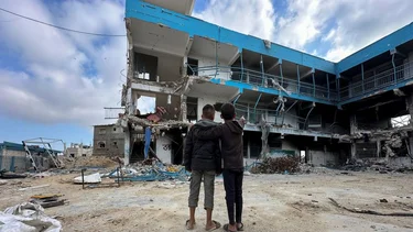 Los niños de Gaza añoran sus días de escuela antes del conflicto
