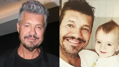 Marcelo Tinelli y su hijo Lolo Marcelo Tinelli y su hijo Lolo