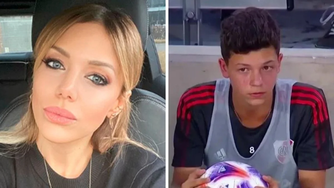 Evangelina Anderson y Bastián Demichelis. 