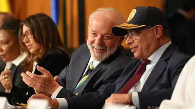 Tras la salida de Argentina, Lula apoyó un pedido de Colombia para ingresar a los BRICS Tras la salida de Argentina, Lula apoyó un pedido de Colombia para ingresar a los BRICS