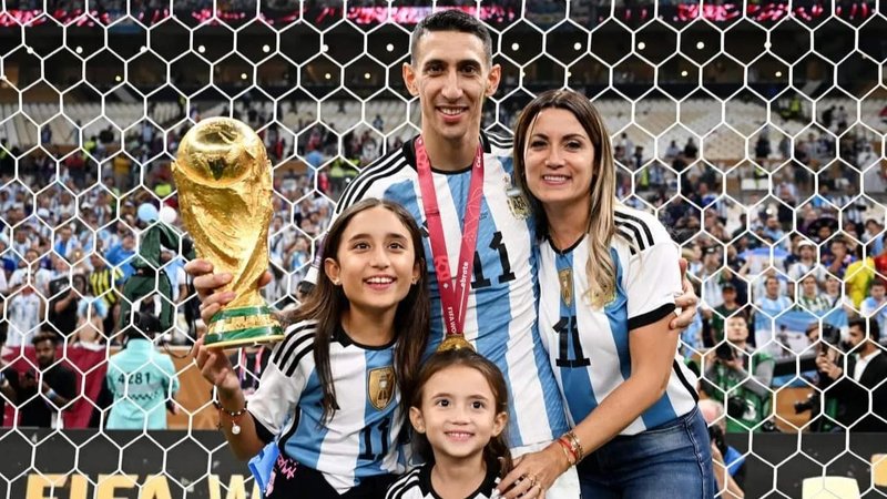 Ángel Di María Jorgelina Cardoso Benfica Selección Argentina
