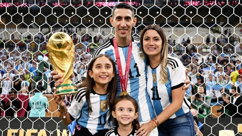 Ángel Di María Jorgelina Cardoso Benfica Selección Argentina
