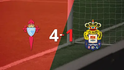 Gran remontada y goleada 4-1 de Celta frente a UD Las Palmas Gran remontada y goleada 4-1 de Celta frente a UD Las Palmas
