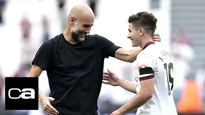 Julián Álvarez. Pep Guardiola Julián Álvarez. Pep Guardiola