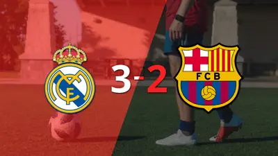 Real Madrid remonta y gana 3 a 2 el Clásico ante Barcelona Real Madrid remonta y gana 3 a 2 el Clásico ante Barcelona