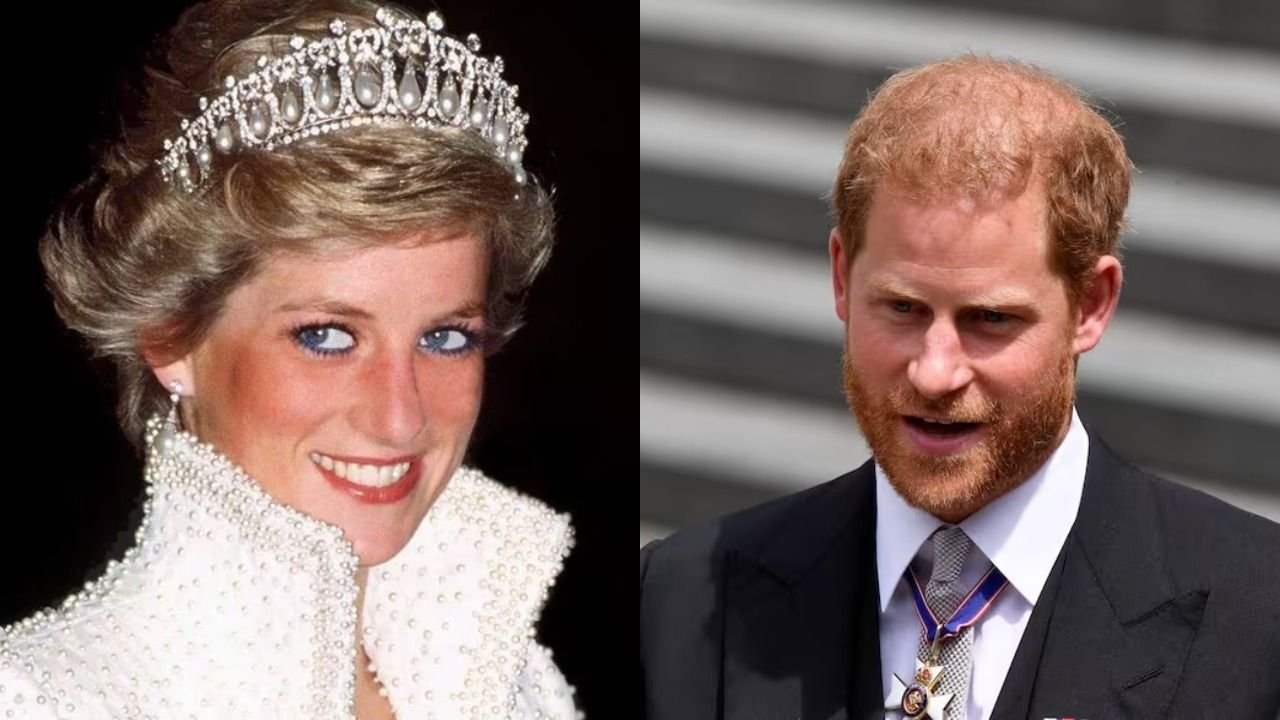 Lady Di y el príncipe Harry