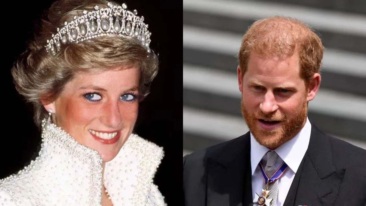 Lady Di y el príncipe Harry
