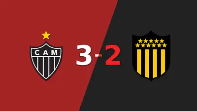 Doblete de Gustavo Scarpa guió el triunfo de Atlético Mineiro sobre Peñarol Doblete de Gustavo Scarpa guió el triunfo de Atlético Mineiro sobre Peñarol
