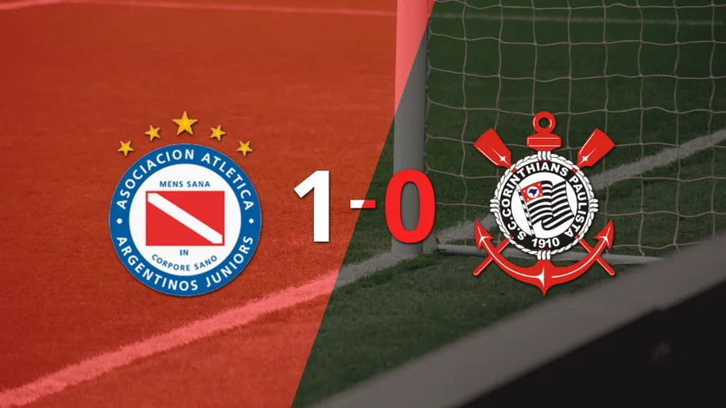 Con un solo gol, Argentinos Juniors derrotó a Corinthians en el Semillero del Mundo