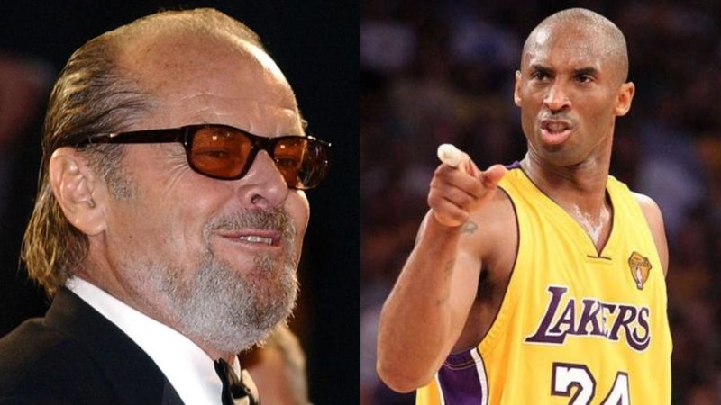 Jack Nicholson y Kobe Bryant