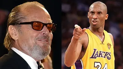 Jack Nicholson y Kobe Bryant Jack Nicholson y Kobe Bryant