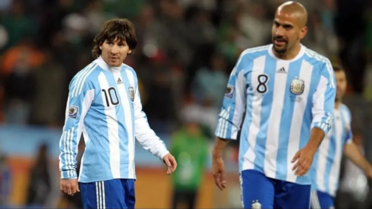 Selección Argentina, Lionel Messi, Juan Sebastián Verón, Diego Maradona, Mundial Sudáfrica . 