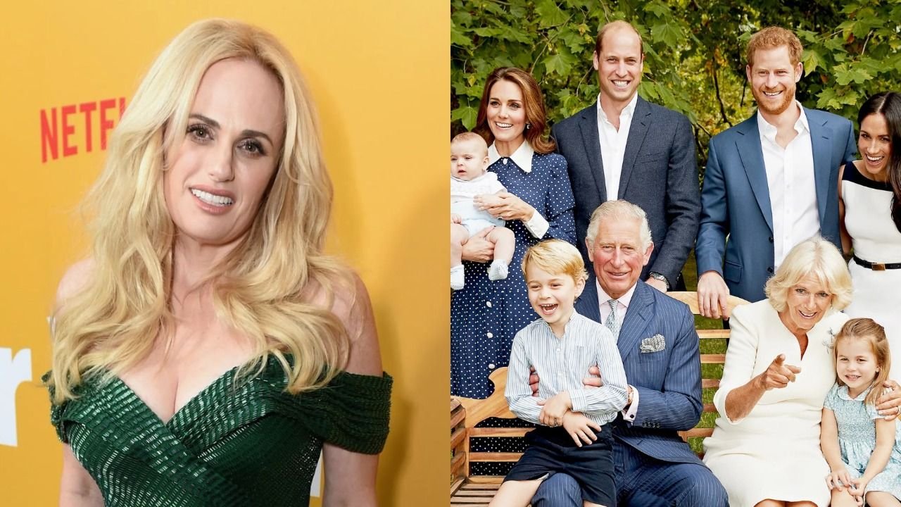Rebel Wilson y todos los integrantes de la realeza británica