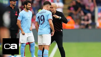 Pep Guardiola, Julián Álvarez, Manchester City, Premier League, Brighton, deportes Pep Guardiola, Julián Álvarez, Manchester City, Premier League, Brighton, deportes