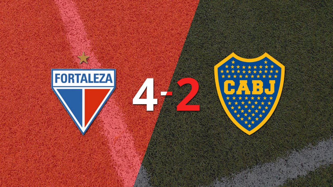 Fortaleza superó a Boca Juniors con dos tantos de Juan Martín Lucero
