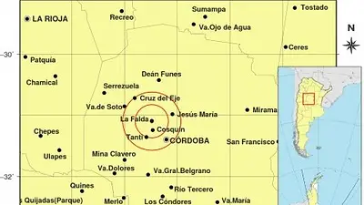 Sismo en Córdoba Sismo en Córdoba