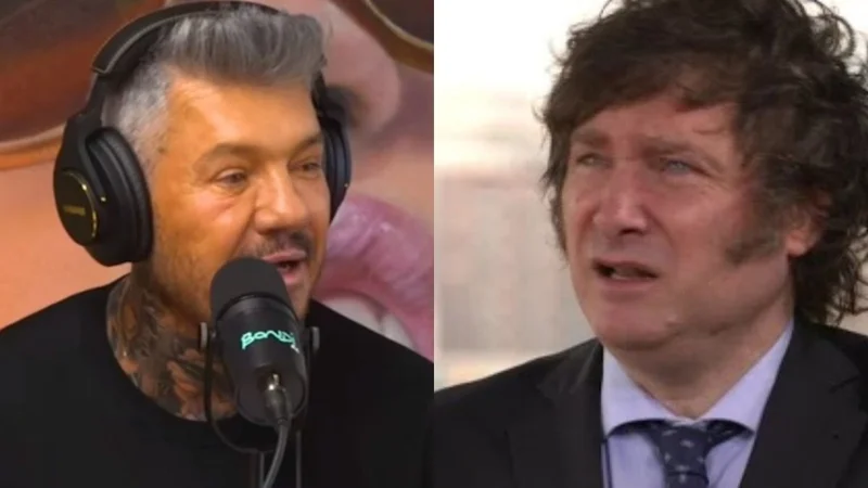 Marcelo Tinelli y Javier Milei