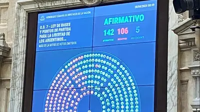 Con apoyo de Pichetto, Diputados aprobó en general la ley bases de Milei Con apoyo de Pichetto, Diputados aprobó en general la ley bases de Milei