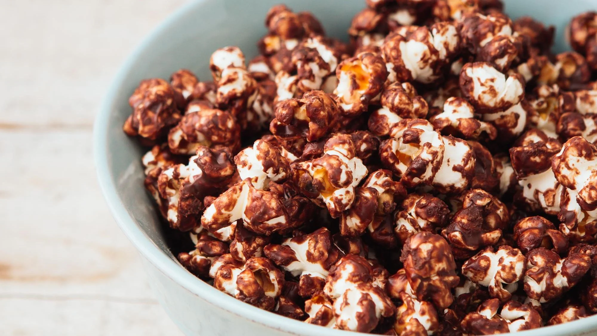 Pochoclo con chocolate