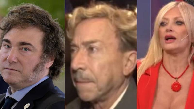 Aníbal Pachano, Javier Milei y Yuyito González