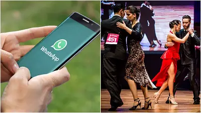 WhatsApp y personas bailando tango WhatsApp y personas bailando tango