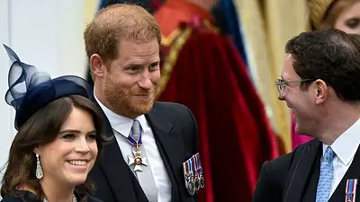 El príncipe Harry y Eugenia de York El príncipe Harry y Eugenia de York