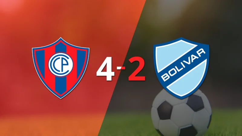 Triunfo de Cerro Porteño ante Bolívar con hat-trick de Jonathan  Torres