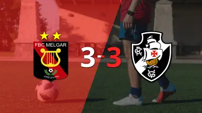 Vasco da Gama empató con Melgar y Pablo Vegetti anotó dos goles Vasco da Gama empató con Melgar y Pablo Vegetti anotó dos goles