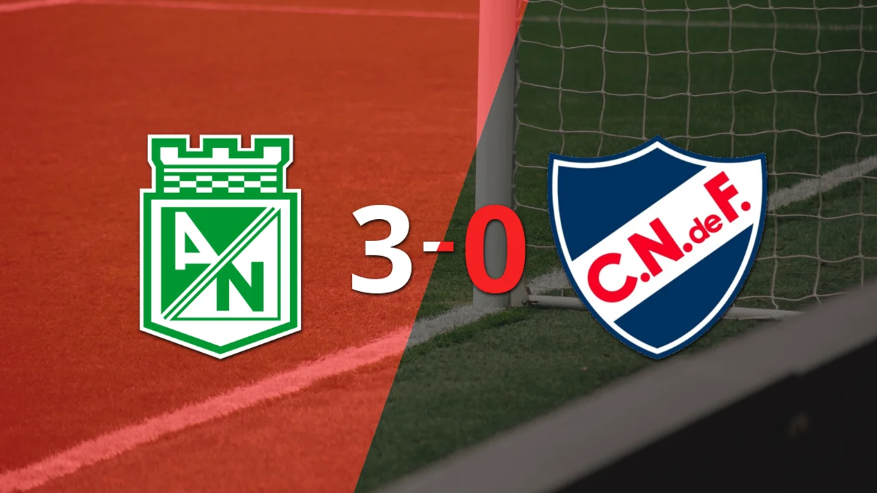 Tranquila victoria de At. Nacional por 3 a 0 frente a Nacional