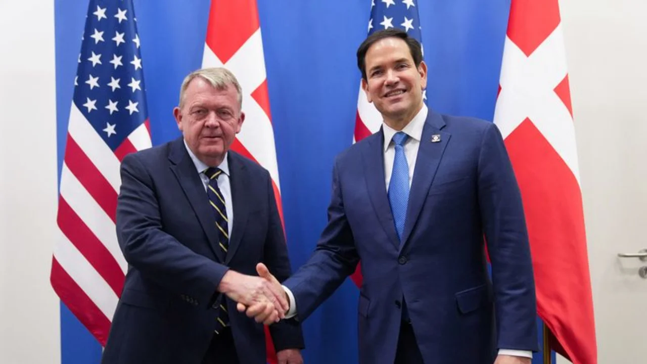 Rubio se reúne con ministro de Asuntos Exteriores Dinamarca y destaca "sólida" relación entre países