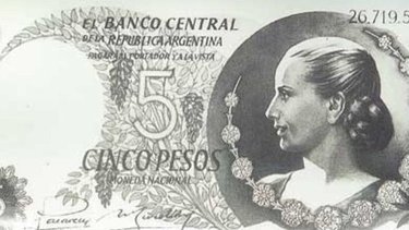 El billete de Eva que el golpe del '55 creyó destruir y apareció en el 2006