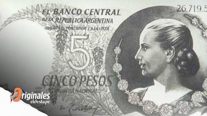 El billete de Evita que el golpe del '55 creyó destruir, pero estuvo más de 50 años escondido: apareció detrás de un mueble y forma parte del diseño actual