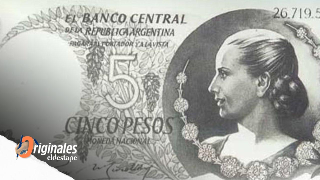 El billete de Evita que el golpe del '55 creyó destruir, pero estuvo más de 50 años escondido: apareció detrás de un mueble y forma parte del diseño actual