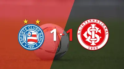 Bahia e Internacional igualaron 1 a 1 Bahia e Internacional igualaron 1 a 1