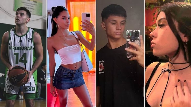 Cuatro de las cinco víctimas fatales: Jeremías Méndez, Victoria Rinaldo, Ramiro Garraza y Natanaela Espinoza