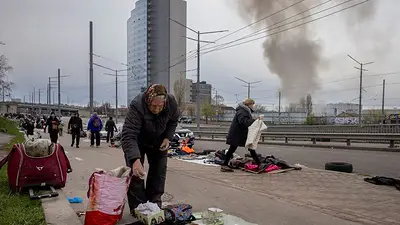 Un misil ruso deja un muerto y tres heridos en Kiev, dice Ucrania Un misil ruso deja un muerto y tres heridos en Kiev, dice Ucrania