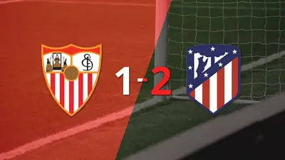 Atlético de Madrid lo dio vuelta ante Sevilla y venció por 2 a 1 con gol agónico Atlético de Madrid lo dio vuelta ante Sevilla y venció por 2 a 1 con gol agónico