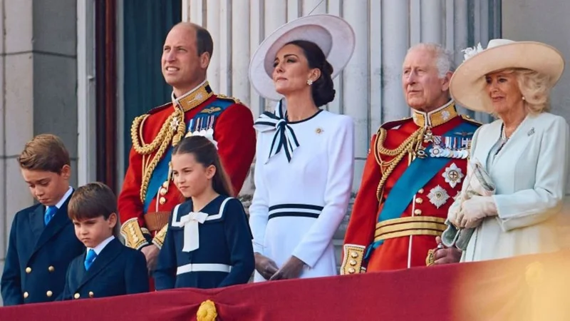 Los miembros de la familai real británica