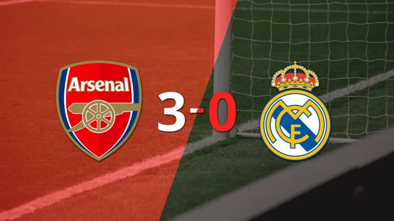 Con goleada, Arsenal ilusiona a su fanaticada