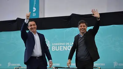 Andrés Watson y Axel Kicillof Andrés Watson y Axel Kicillof