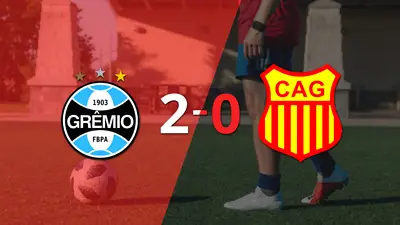 Sólido triunfo de Grêmio por 2-0 frente a Grau Sólido triunfo de Grêmio por 2-0 frente a Grau