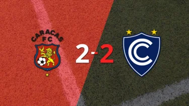 Carlos Garcés firma un doblete en el empate en 2 entre Cienciano y Caracas