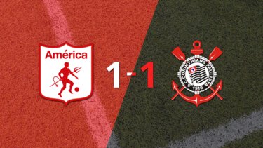 América de Cali y Corinthians empataron 1 a 1