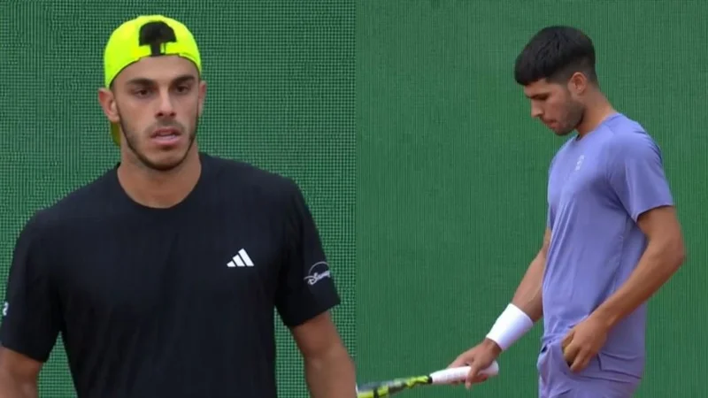 Francisco Cerúndolo, Carlos Alcaraz, tenis, Masters 1000 de Montecarlo