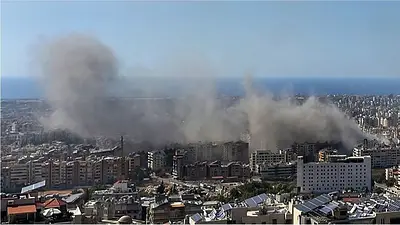 Israel bombardea de nuevo el sur de Beirut Israel bombardea de nuevo el sur de Beirut