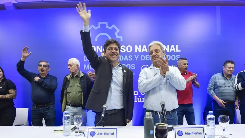 En medio de la interna peronista, Kicillof señaló: "Nuestro único adversario es Milei"