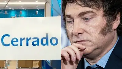 Cierran Bancos Crisis Económica Javier Milei Argentina Paro CGT Cierran Bancos Crisis Económica Javier Milei Argentina Paro CGT