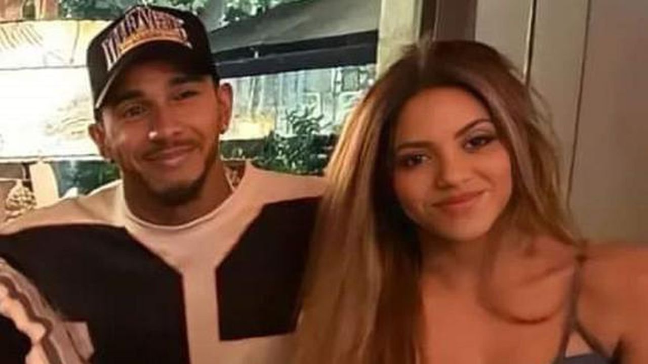Lewis Hamilton y Shakira.